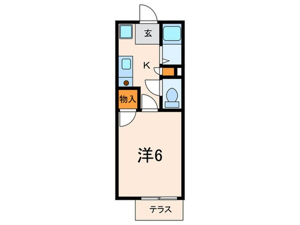 ホ－ミ－前田の物件間取画像